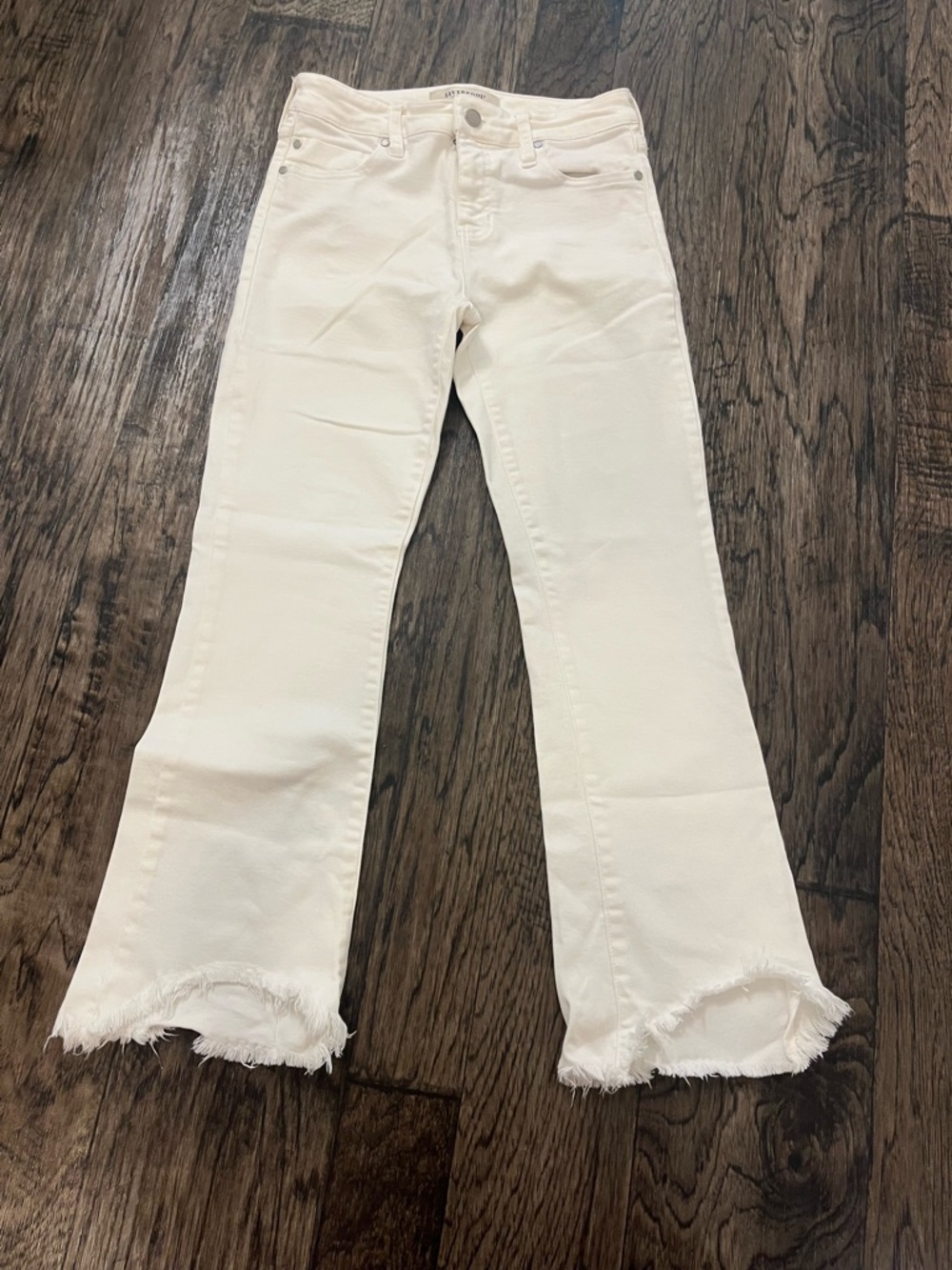 Liverpool Jeans Company white Frayed Hem  Jeans